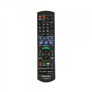 Original Panasonic Remote Control for DVD Recorder with HDD & Freeview HD N2QAYB001059