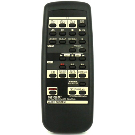 Remote Control SHARP Original RRMCG0099AWSA CG0099AW 27741WB