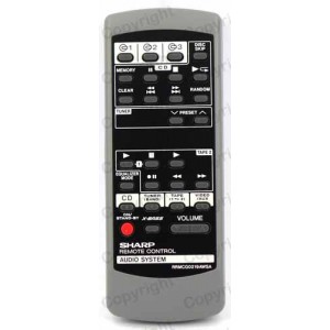 Remote Control SHARP Original RRMCG0219AWSA CG0219AW 27219RC