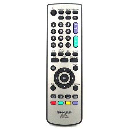 Remote Control SHARP Original RRMCGA520WJSA GA520WJSA