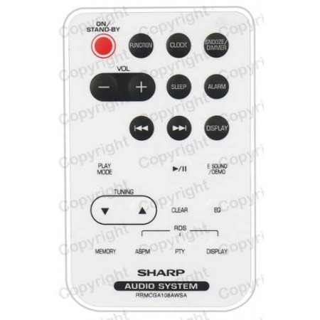 Remote Control SHARP Original RRMCGA108AWSA CGA108AW