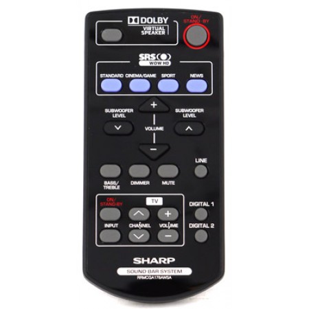 Remote Control SHARP Original RRMCGA178AW01 GA178AW01