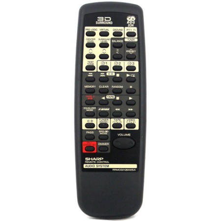 Remote Control SHARP Original RRMCG0128AWSA CG0128AW 27614Y