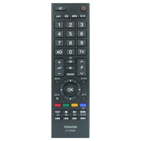 Original Remote Control Toshiba CT-90386 75027012