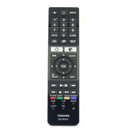 Original Toshiba Smart 3D Blu-Ray Remote Control SE-R0447 AH803091