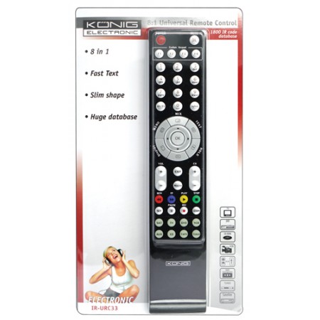 Konig Slim Remote Control 0.334027777777778 URC33